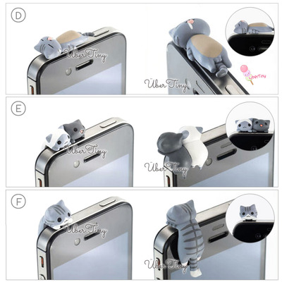 Niconico nekomura kitten dust plug (earphone jack accessory)