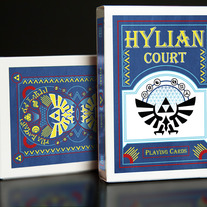BLUE Hylian Court Playing Cards