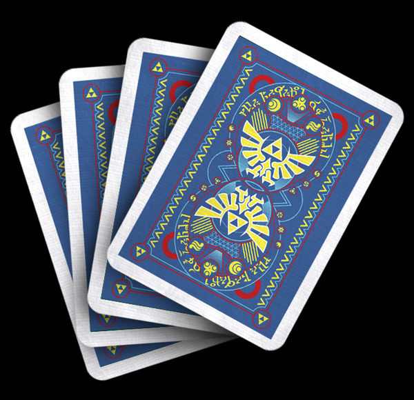 BLUE Bonus Royal Cards - Hylian Court Playing Cards