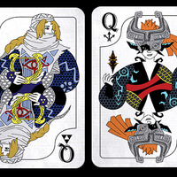 BLUE Bonus Royal Cards - Hylian Court Playing Cards - Thumbnail 2