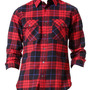 BFS IRON MAIDEN PLAID SHIRT-1