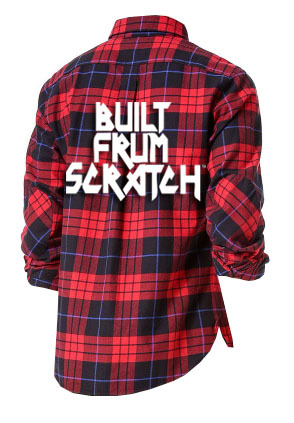 BFS IRON MAIDEN PLAID SHIRT