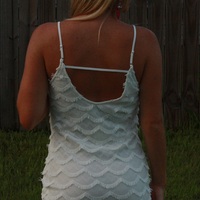 White Fringe Dress - Thumbnail 1