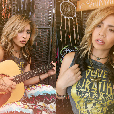 Wild child muscle tee in black