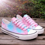 Harajuku Star-painted canvas shoes-3