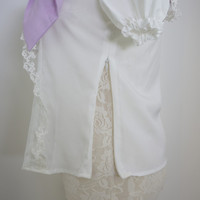 Apinko Design Sailor Moon Bubble Short Sleeve Bow Lace Shirt Top Free Ship SP140946 - Thumbnail 3