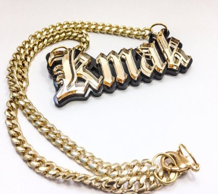 Custom Name Plate Necklace