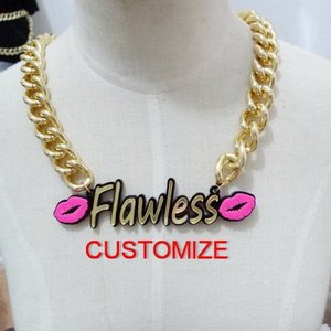 Custom Name Chunky Necklace