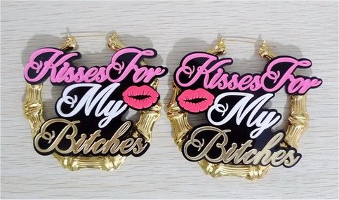 Tricolor Custom Earrings