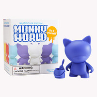 Kidrobot MUNNYWORLD 2.5" Blank DIY Micro Trikky - Loose - Choose Your Color - Thumbnail 2