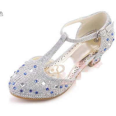 Sh302 movies frozen snow queen elsa cosplay costume shoes high heelmovies frozen snow queen elsa cosplay costume shoes high heel kid - Thumbnail 4