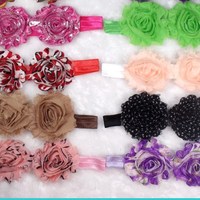 Shabby Flower Headbands - Thumbnail 3