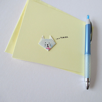 Earth friendly happy kitty greeting card