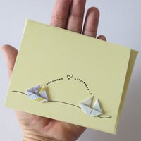 Eco Snail Mail - Rescued Map Love Sailboats - Thumbnail 3