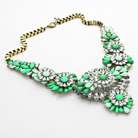 Amalfi Mint Floral Necklace - Thumbnail 1