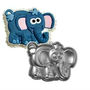 Cute ELEPHANT SHAPE 3D Stainless Steel Multiple Easy Use CAKE MOLD - Thumbnail 2