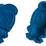 DONALD DUCK 3D Figure BLUE Color Multiple Use Jelly Pudding Silicone Cake Mold - Thumbnail 1
