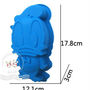 DONALD DUCK 3D Figure BLUE Color Multiple Use Jelly Pudding Silicone Cake Mold - Thumbnail 4