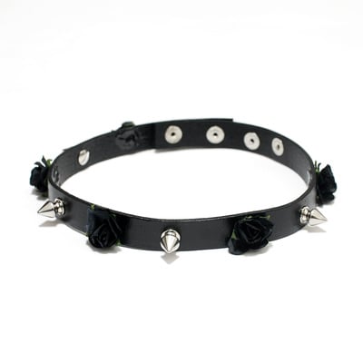 Thorny rose(black) garter