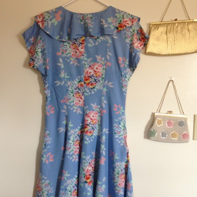 90's mini floral dress