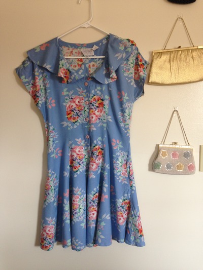 90's Mini Floral Dress