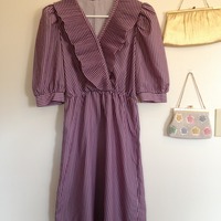 Pleated Collared Dress - Thumbnail 1