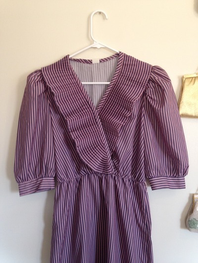 Pleated Collared Dress