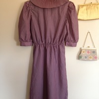 Pleated Collared Dress - Thumbnail 2