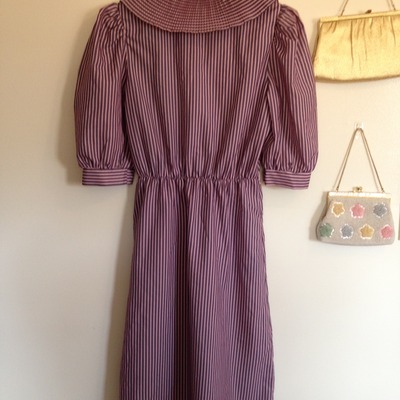 Pleated collared dress