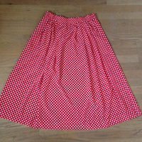 Red Polka Dot Skirt (L/XL) - Thumbnail 2