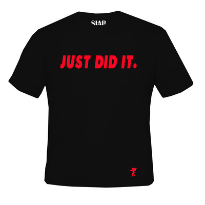 Siab apparel "just did it." logo t