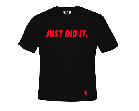 SIAB Apparel "Just Did It." Logo T