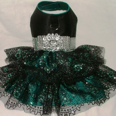 The peacock harness dress