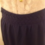 Long Navy Braided Skirt-1