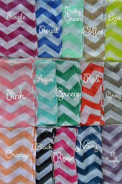 Toddler Chevron Infinity Scarves