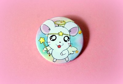 Fairy Hamtaro - pinback button, magnet or clip 1.5 Inch (38mm)