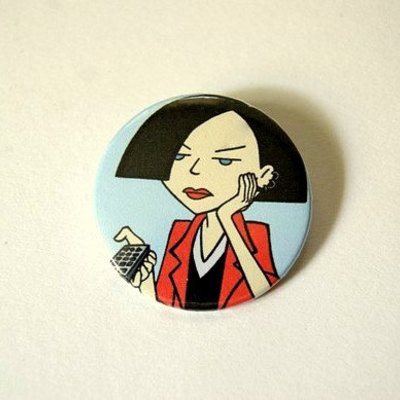 Sick sad world - jane - pinback button, magnet or clip 1.5 inch (38mm)