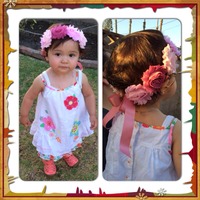 Shabby Flower Crown - Thumbnail 1