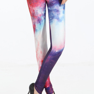 Photographic Galaxy Print Leggings