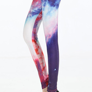 Photographic Galaxy Print Leggings