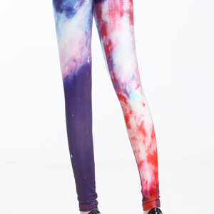 Photographic Galaxy Print Leggings - Thumbnail 3