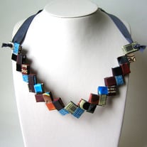 Necklace Made With Reclaimed Wrappers