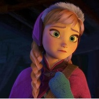 HA13 movie Frozen Anna Custom Cosplay Costume Snow Queen Anime hat furry fur - Thumbnail 2