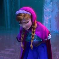 HA13 movie Frozen Anna Custom Cosplay Costume Snow Queen Anime hat furry fur - Thumbnail 3