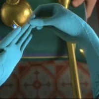 GL1 one pair gloves for Movies Frozen Snow Queen Elsa Cosplay Costume - Thumbnail 2