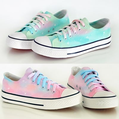 Harajuku Star canvas shoes gradient 