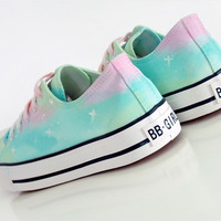 Harajuku Star canvas shoes gradient  - Thumbnail 1