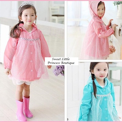 Princess cape glitter rain jacket - Thumbnail 1