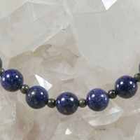 Lapis and Pyrite Necklace - Thumbnail 1