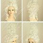 wg8 Marie Antoinette Renaissance Costume Wig rococo QUEEN Versailles white-1